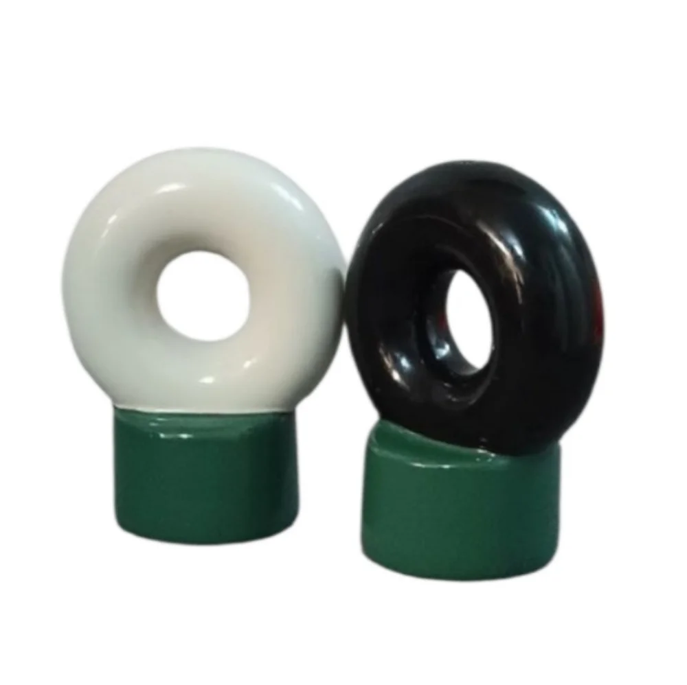 Tabitha Brown 2pc Stoneware Salt and Pepper Shaker Set